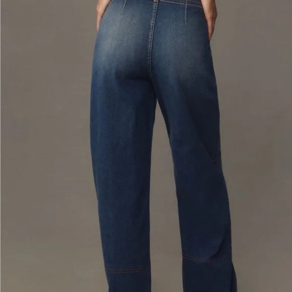 The Eventide High-Rise Wide-Leg Trouser Jean by Pilcro - Anthropology *NWOT - Picture 2 of 12
